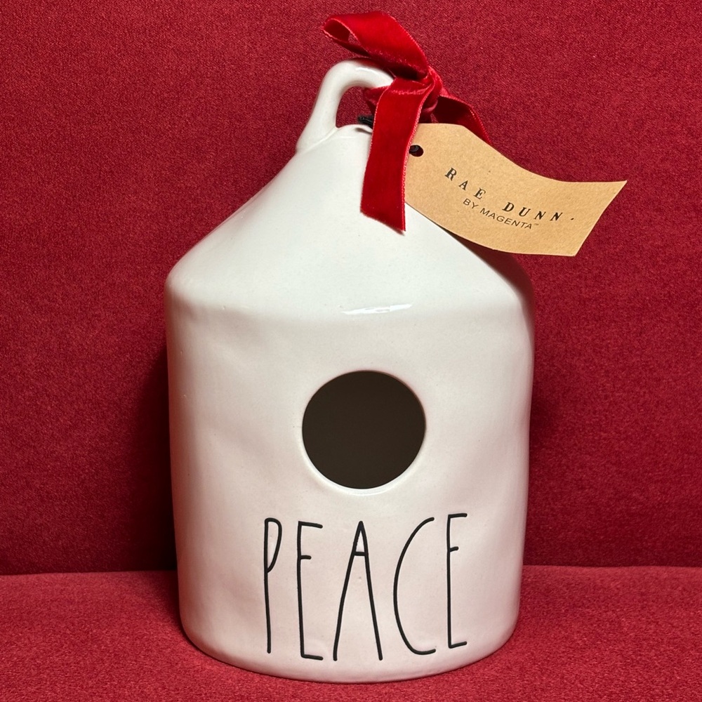 Rae Dunn PEACE bird nest, Artisan Collection by Magenta